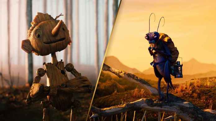 Netflix Animated Film Guillermo del Toro's Pinocchio And Cricket
